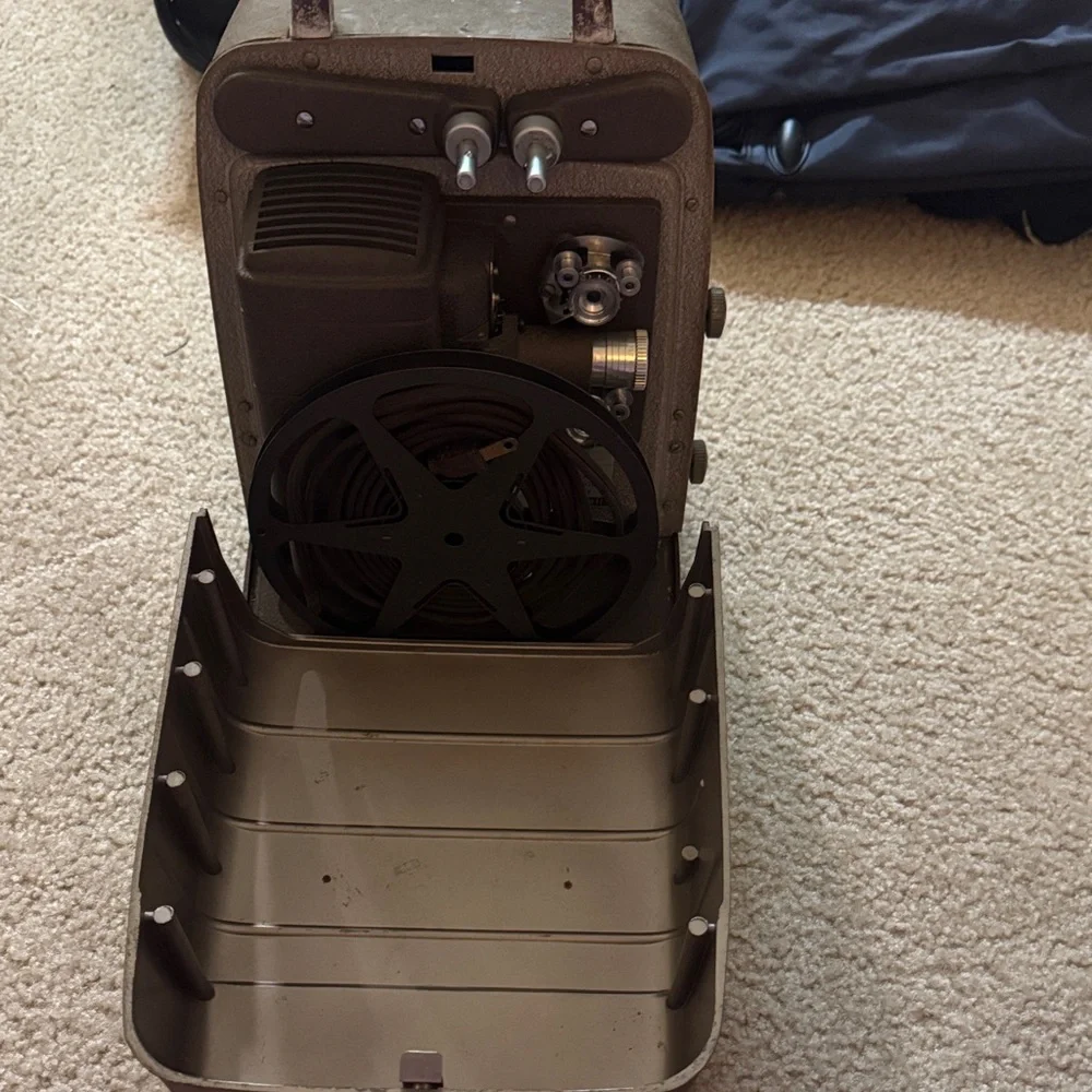 Vintage Brown Film Projector